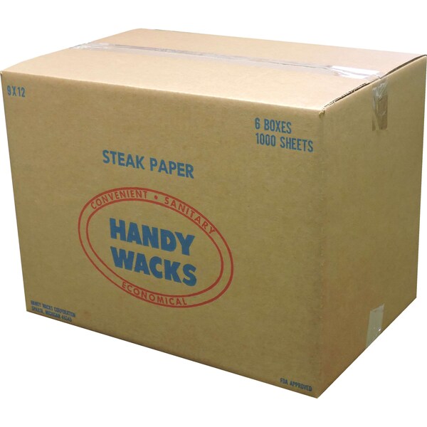 Handy Wacks 9x12 Steak Paper Sheet, PK6000